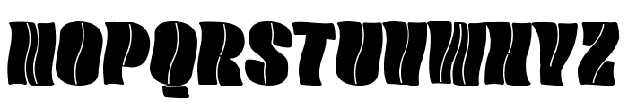 Golvin Six Twist Neun Font UPPERCASE