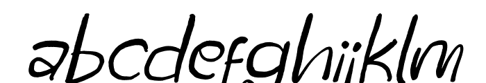 Golykiss Magict Italic Font LOWERCASE