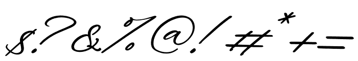Gomaldiye Italic Font OTHER CHARS