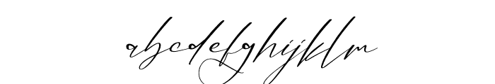 Gomethina Italic Font LOWERCASE