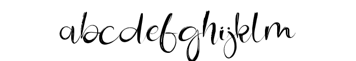 Gomha Signature Font LOWERCASE