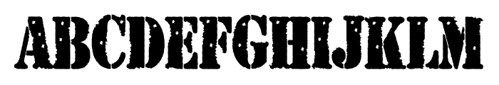 Gone Hunting Font UPPERCASE