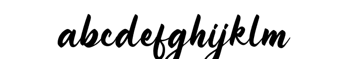 Gontela-Regular Font LOWERCASE