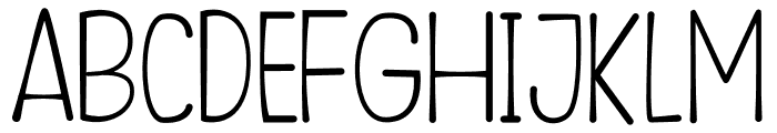 Good Attitude Sans Serif Font LOWERCASE