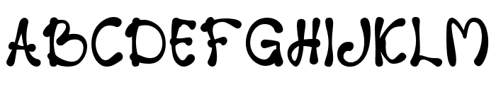 Good Baby Regular Font UPPERCASE