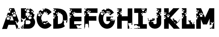 Good Cat Font UPPERCASE