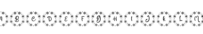 Good Christmas Monogram Regular Font UPPERCASE