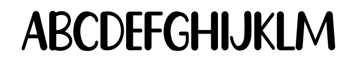 Good Freind Font LOWERCASE