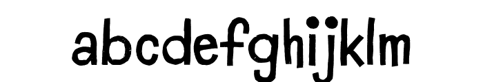 Good Friend Font LOWERCASE