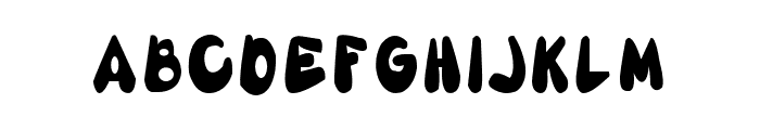 Good Mood-Regular Font LOWERCASE