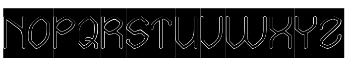 Good New-Hollow-Inverse Font UPPERCASE
