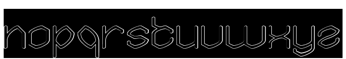Good New-Hollow-Inverse Font LOWERCASE