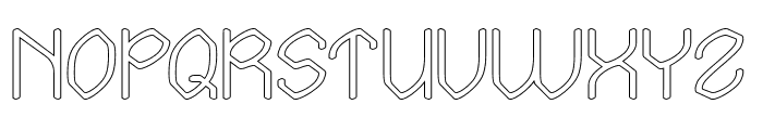 Good New-Hollow Font UPPERCASE