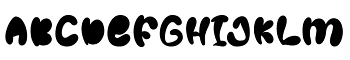 Good Pawoo Regular Font UPPERCASE