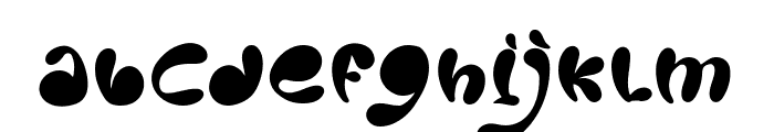 Good Pawoo Regular Font LOWERCASE