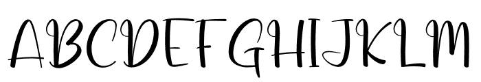 Good Vibe Font UPPERCASE