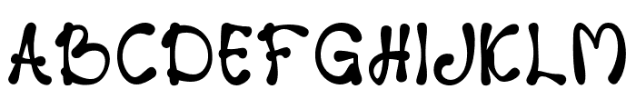 GoodBaby-Regular Font UPPERCASE