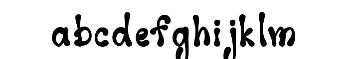 GoodBaby-Regular Font LOWERCASE
