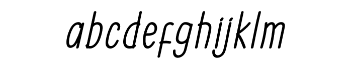 GoodMood Italic Font LOWERCASE