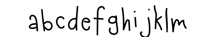 GoodMorning Italic Font LOWERCASE