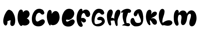 GoodPawoo-Regular Font UPPERCASE