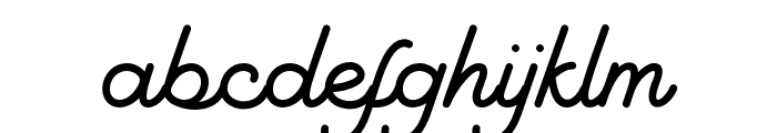 Goodline-Regular Font LOWERCASE