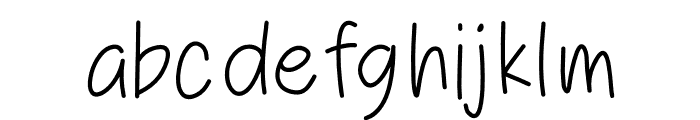 Goody Font LOWERCASE