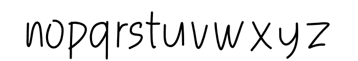 Goody Font LOWERCASE
