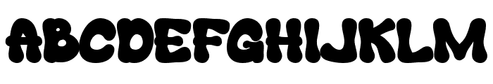 Goomy Font UPPERCASE