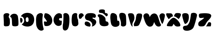 Goop Pop Font LOWERCASE