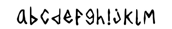 Goosebumps Regular Font LOWERCASE