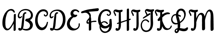 Goots Font UPPERCASE