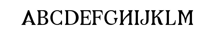 GorgaFont Font LOWERCASE