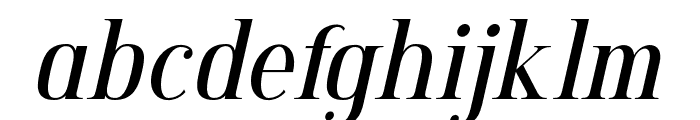 Gorgone-Italic Font LOWERCASE