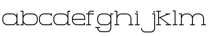 Gorila light Font LOWERCASE