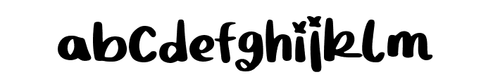 Gorilazy Regular Font LOWERCASE