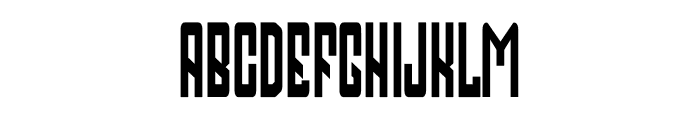 Gorjanda Font UPPERCASE