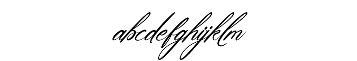 Gorkanyde Benethong Italic Font LOWERCASE