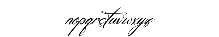 Gorkanyde Benethong Italic Font LOWERCASE