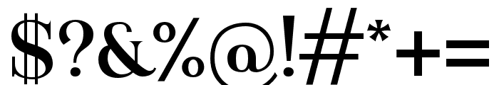 Gorni-Regular Font OTHER CHARS