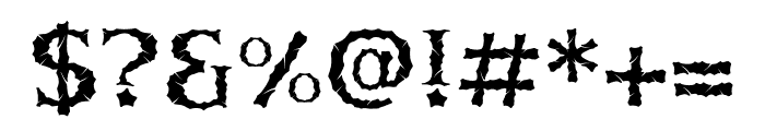 Gorten Font OTHER CHARS