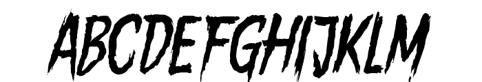 Gory Madness Variant Font LOWERCASE