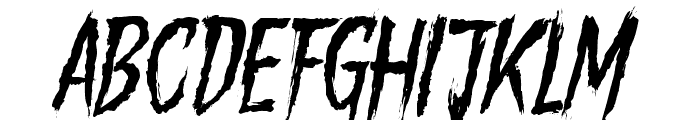 Gory Madness Font UPPERCASE