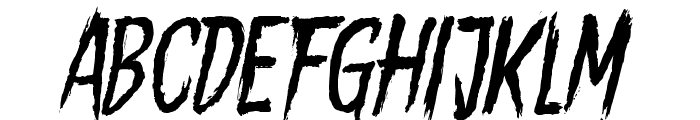 Gory Madness Font LOWERCASE
