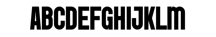 Gosans Condensed Font UPPERCASE