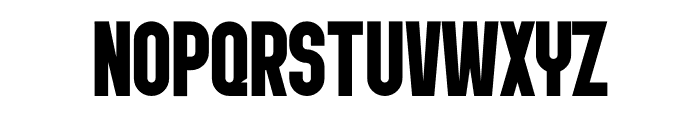 Gosans Condensed Font UPPERCASE