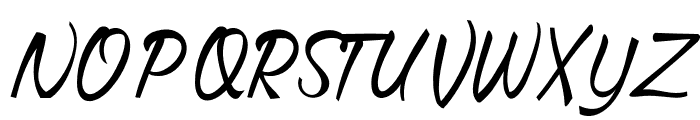 Gosht Town Font UPPERCASE