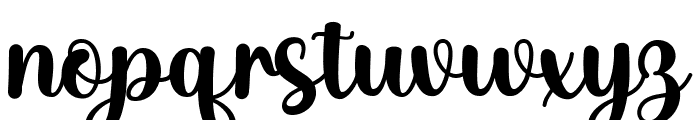 Gosika Script Regular Font LOWERCASE