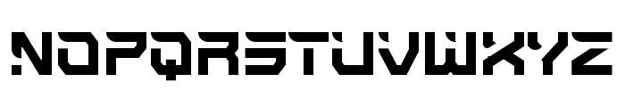 Gosted Font UPPERCASE
