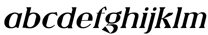 Gotblinking-Italic Font LOWERCASE